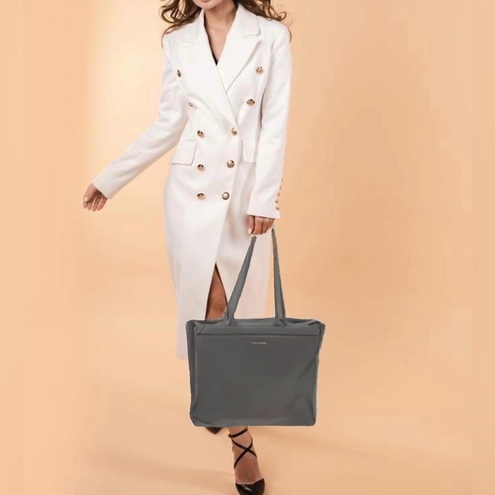 Authentic PRADA Nylon Tessuto Shoulder Tote Bag Khaki - Picture 1 of 12
